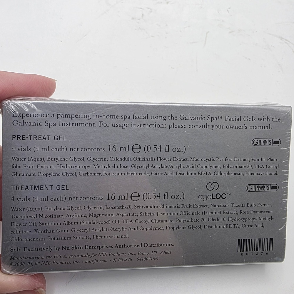NuSkin Galvanic Spa Facial Gels Ageloc Lot Of 2 New Sealed Box Nu Skin - Picture 4 of 8